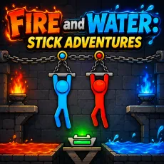 Play Fire and Water: Stick Adventures now!
