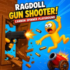 Ragdoll Gun Shooter! Cannon Spinner Playground game Play Ragdoll Gun Shooter! Cannon Spinner Playground game