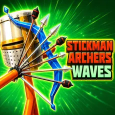 Play Stickman Archers: Waves now!